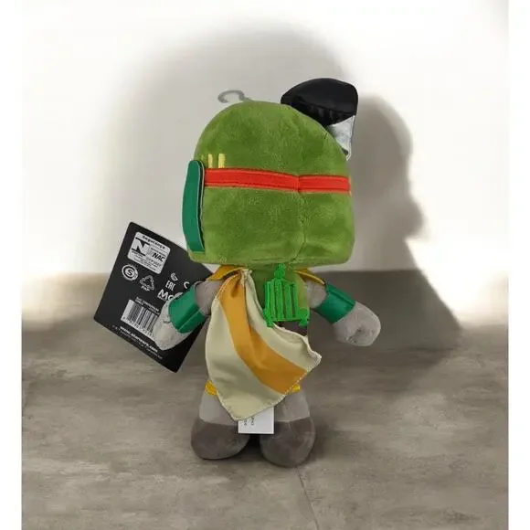Star Wars Boba Fett Plush Toy Character Collectible Stuffed Animal Green 9" - Picture 2 of 4